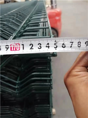 Valla de alambre soldada con PVC cubierto para el cliente de Bangkok, Tailandia